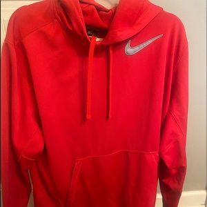 red nike hoodie